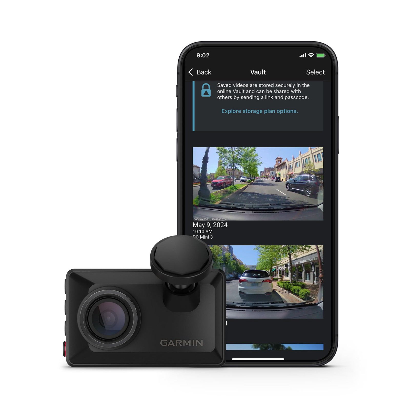 Garmin Dash Cam X210 4K Ultra HD 140-Degree FOV GPS Touchscreen
