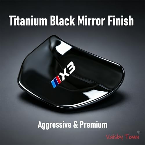 Car Inner Door Handle Panel Covers for BMW X3 2025-2026 X3 Titanium Black