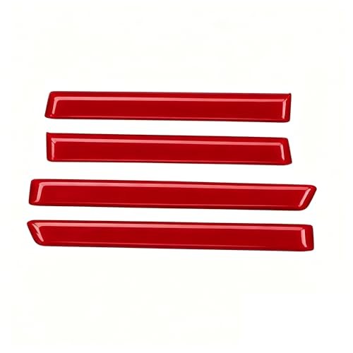 Door Strip Trims For Toyota Tacoma 2024 2025 4Pcs Door Strip Trims Dark Red