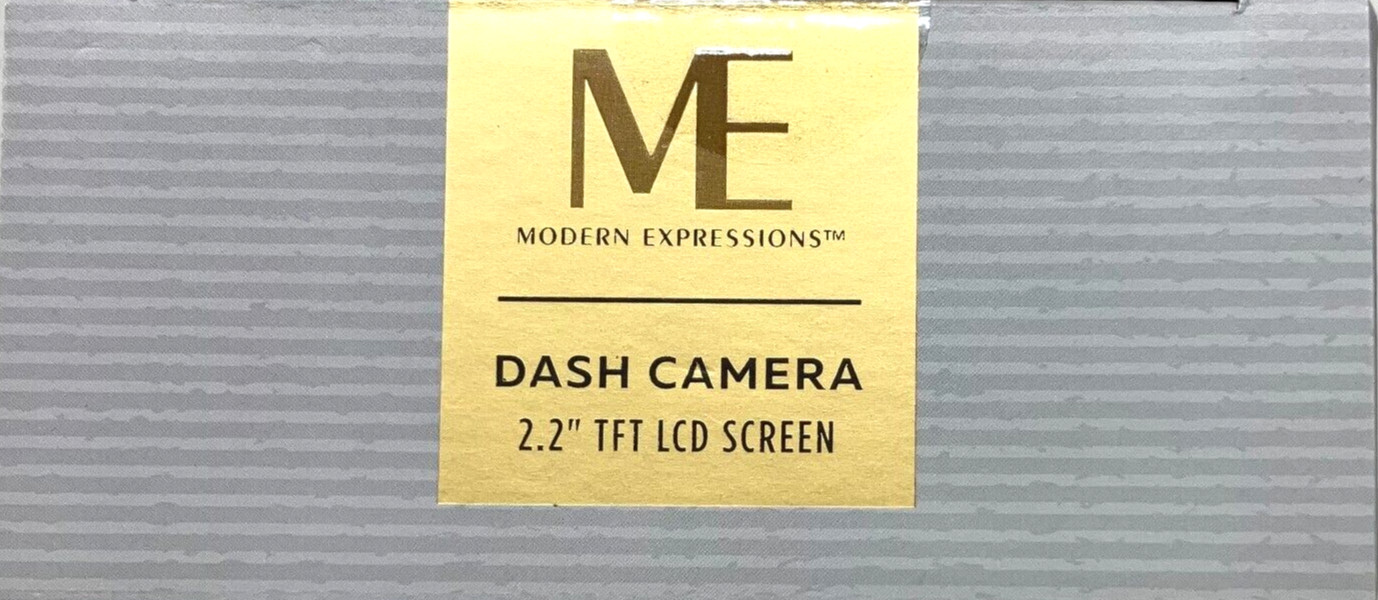 Modern Expressions 2.2″ TFT LCD Screen HD Video & Dash Camera New In Box