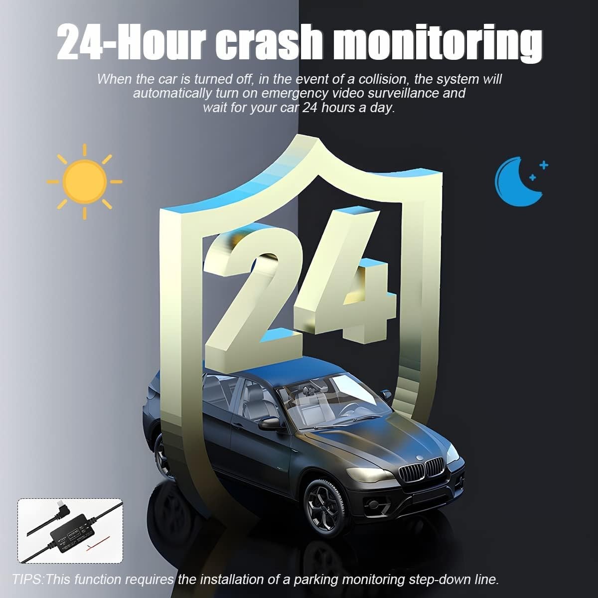4.3″ Full HD Dash Cam Mirror with Built-in G-Sensor for Ultimate Safety