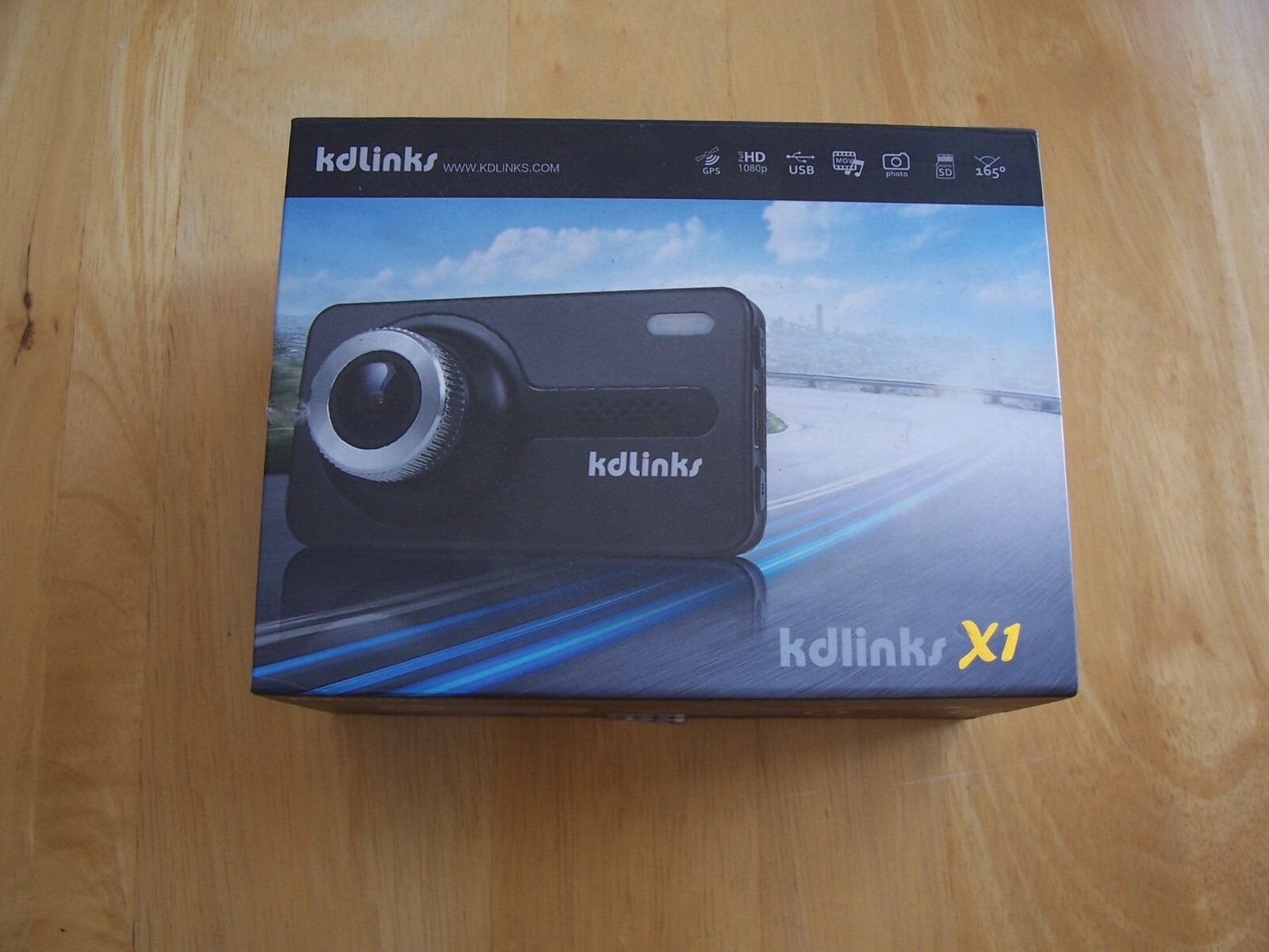 kdLinks X1 Full HD 1080p 165 Wide Angle Car Dashboard Camcorder with GPS…