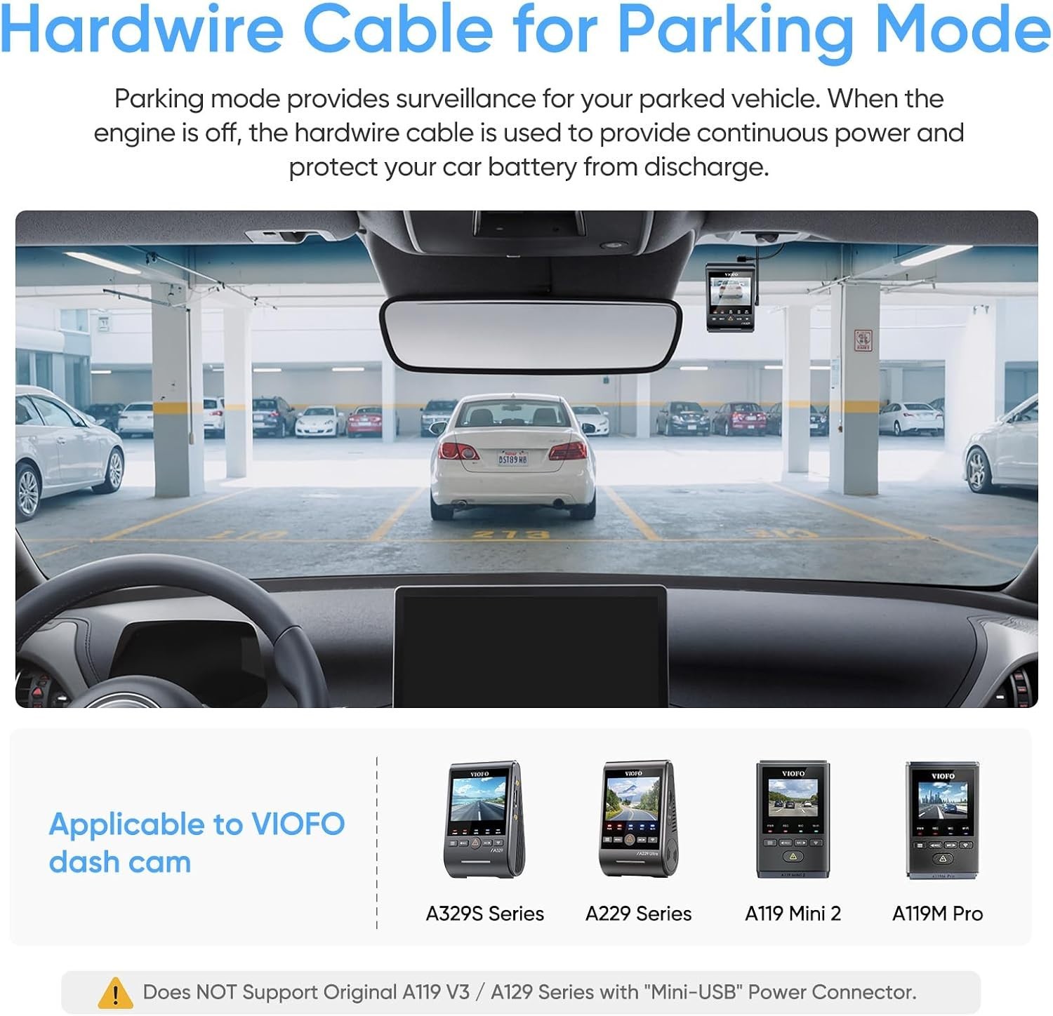 HK4 Dash Cam Hardwire Kit with 8pcs Circuit Taps – Elegant Safety Solution