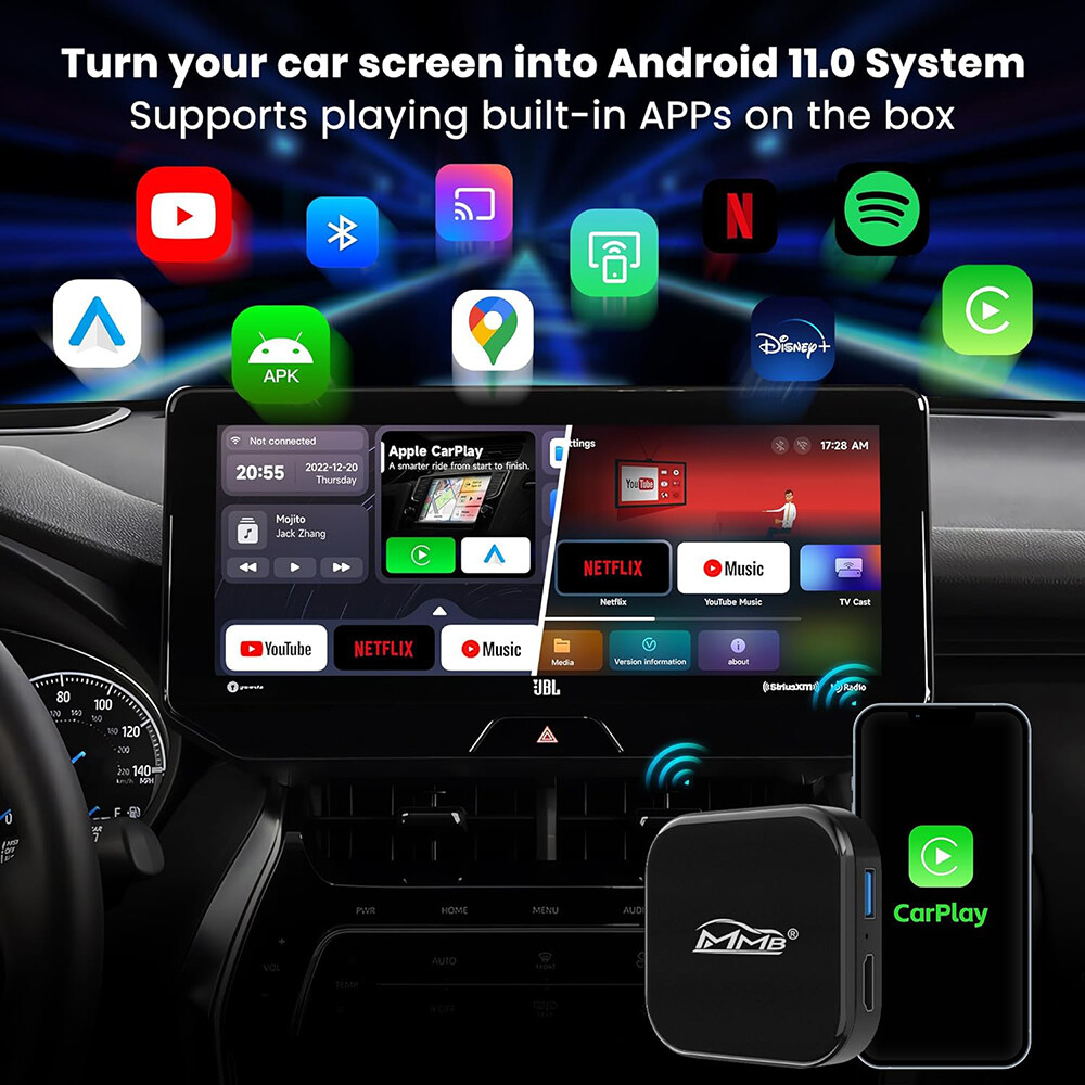 Multimedia Ai box CarPlay AI Box Wireless Android Auto CarPlay Adapter Magic Box