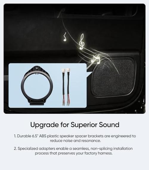 6.5″ Car Speaker Adapter for Silverado/Colorado/GMC 6.5″(Pair)
