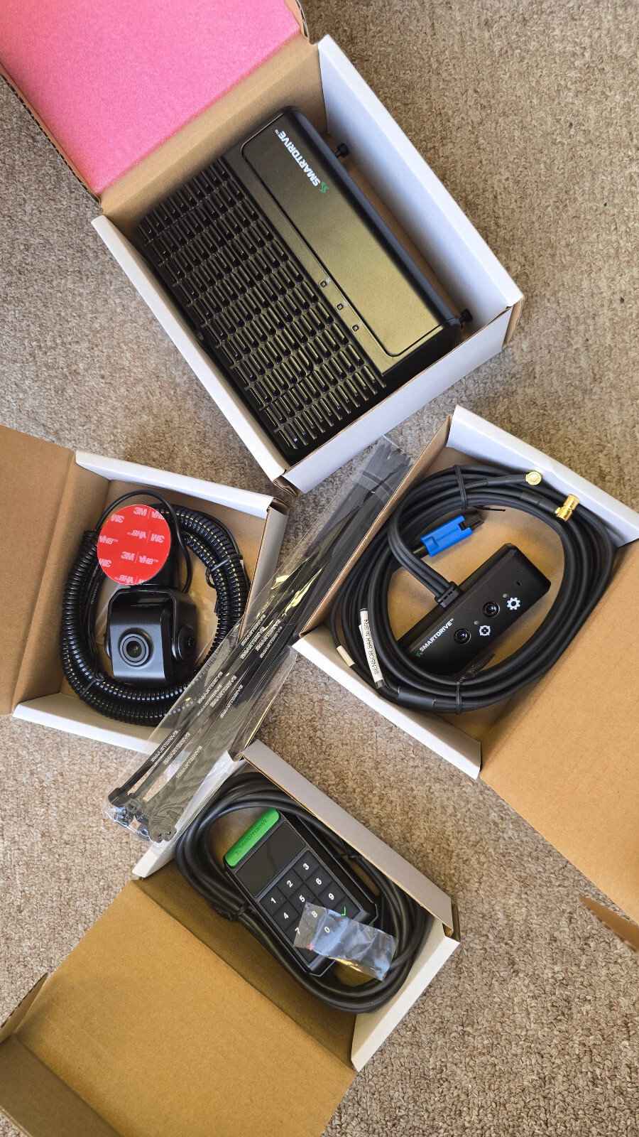 NEW Omnitracs SmartDrive SR4 SmartRecorder4 Kit Controller Sensor Camera Keypad