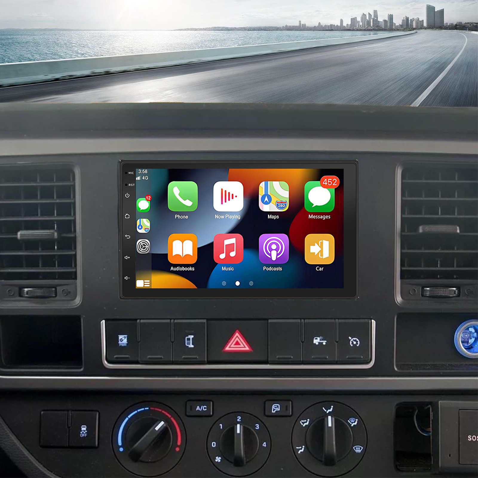 Android 15 Car Stereo 4+64GB CarPlay For Isuzu N Series 7-inch Universal Unit