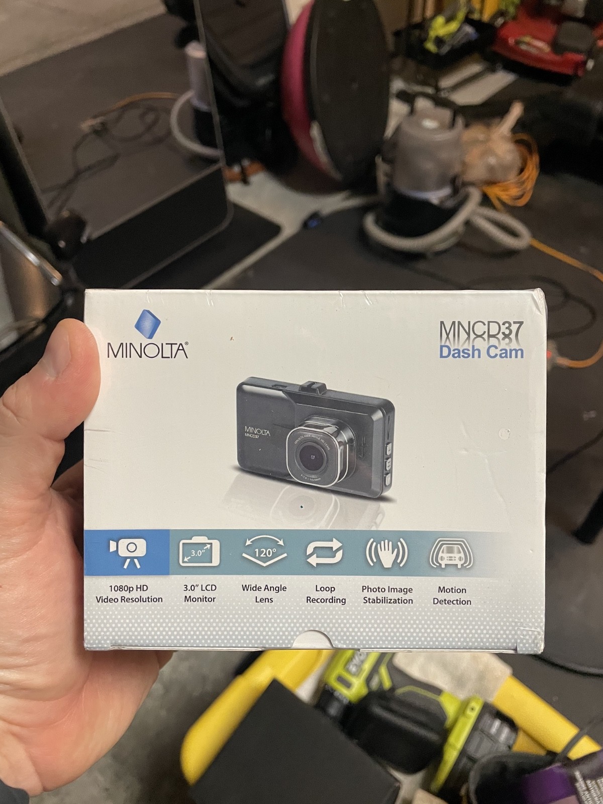 Minolta MNCD37 Full HD 3″ LCD Screen Dash Cam – Box Never Opened