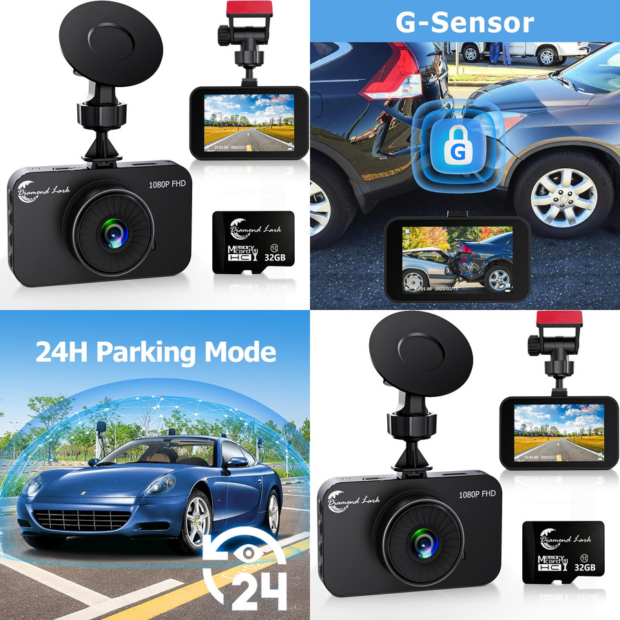 Car Video Recorder Camera 32GB Night Vision Dash Cam G-Sensor Accident ON SALE