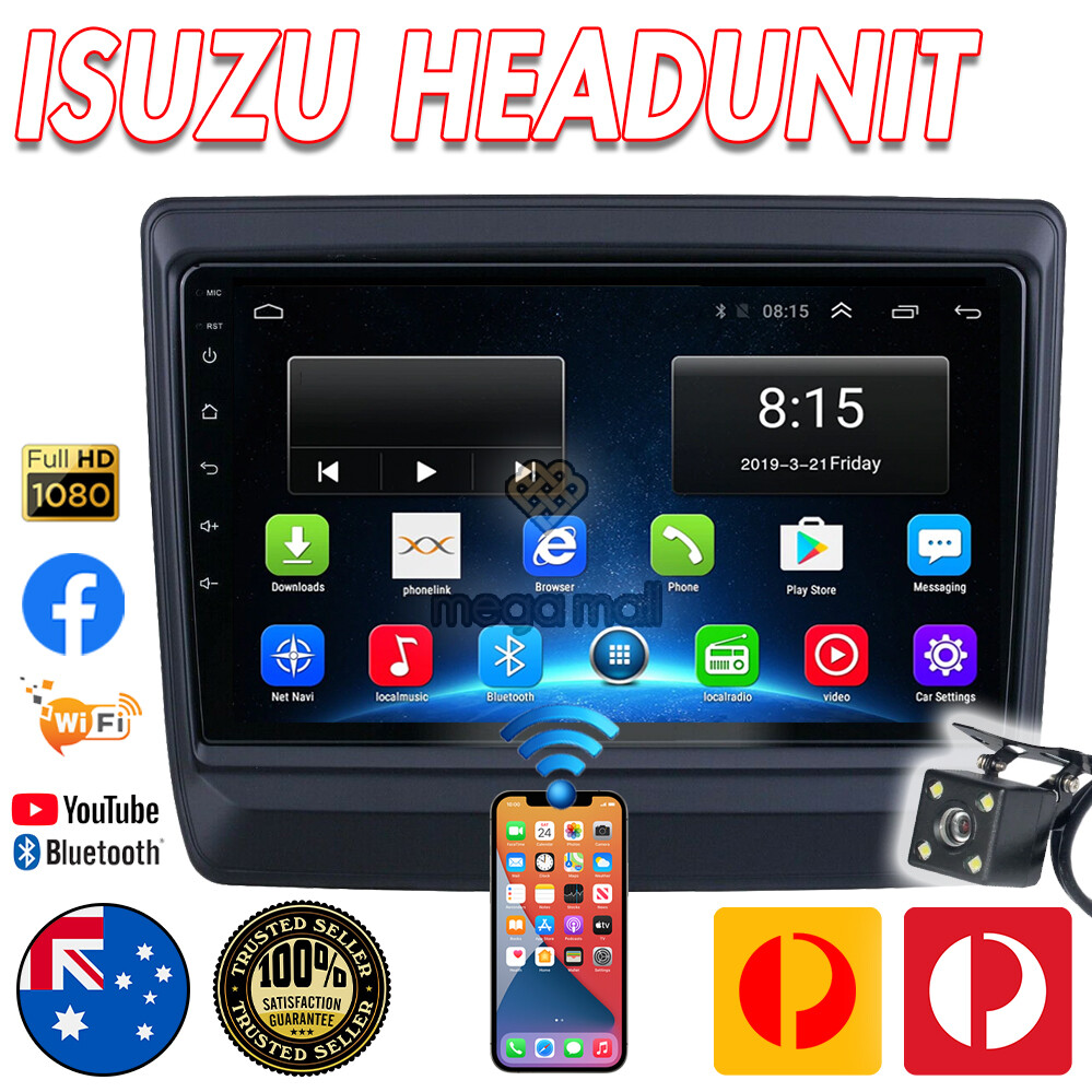 FOR ISUZU DMAX 2021 GPS BLUETOOTH ANDROID AUTO WIRELESS APPLE CARPLAY CAMERA 4×4