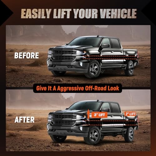 3″ Front + 2″ Rear Full Leveling Lift kit Compatible with 2007-2024 Silverado