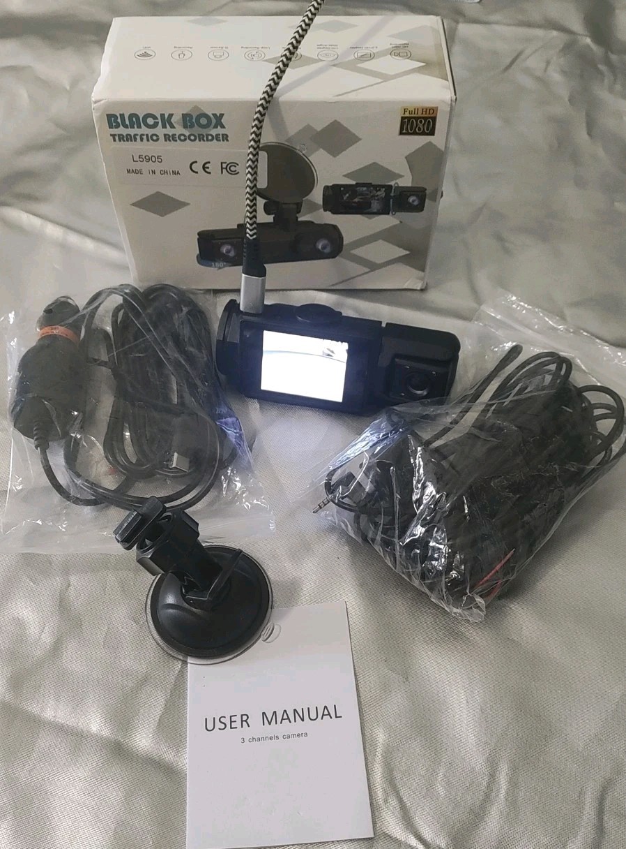Black Box Traffic Recorder Dash Cam | Full HD 1080p | Rear View! | G Sensor | 2″