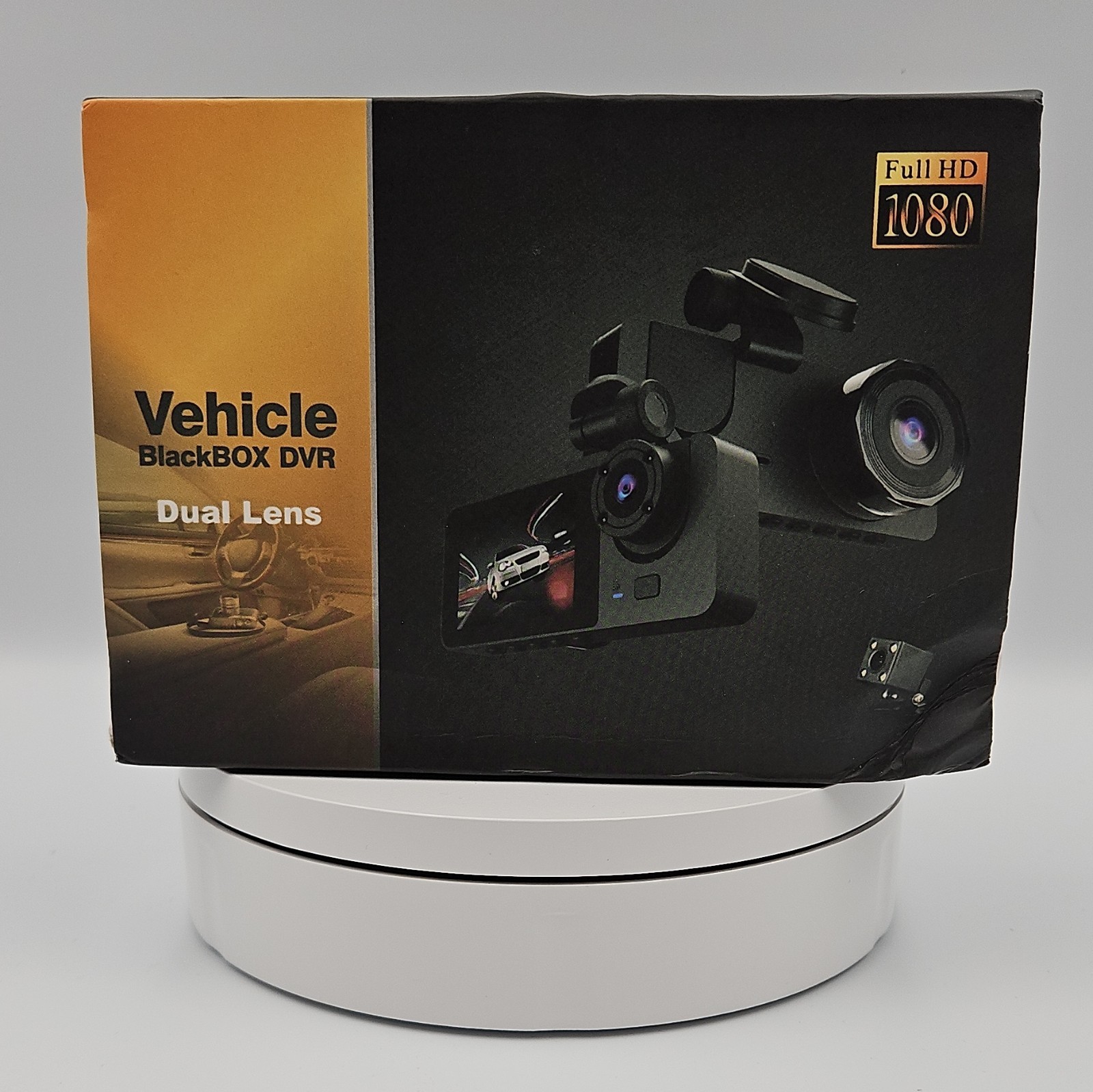 Vehicle BlackBOX DVR Dual Lens Full HD 1080p Dash-Cam New (Damage Box) w/32GB SD