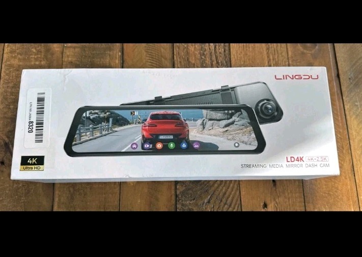 LINGDU Dash Cam 4K+1K+1K Front＆Rear&Cabin 5GHz WiFi GPS 24H Parking 64GB TF Card