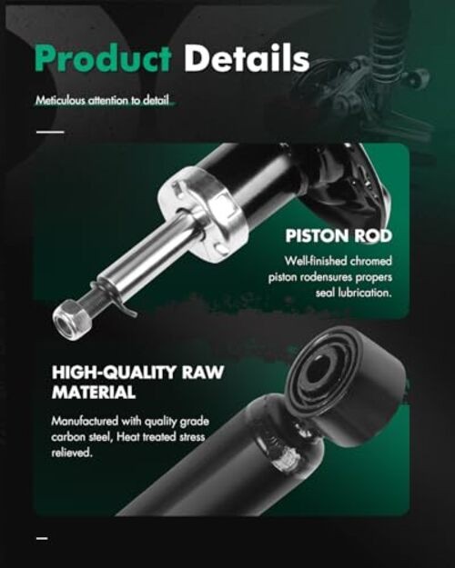Shock Struts, Front Rear Gas Struts Shock Absorbers Fit for VW Type 1 for