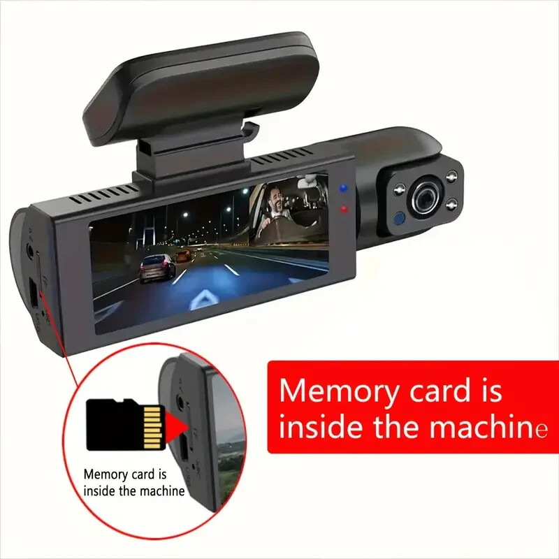 High Resolution Dual Camera Dash Cam For Cars