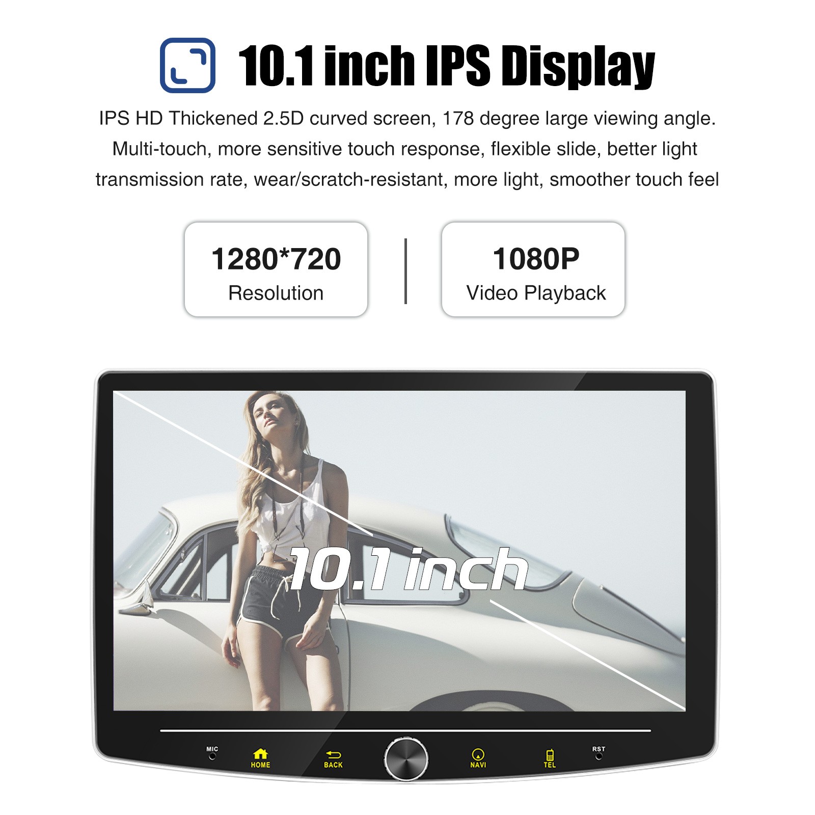 AHD1080P Camera Night Vision Waterproof 12V Car Backup Rear View Reverse Parking