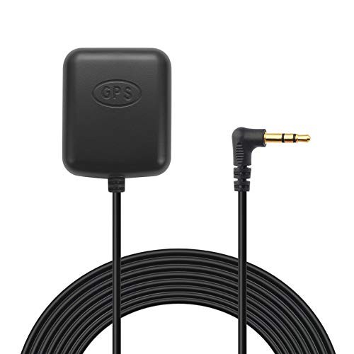 Car Dash Cam GPS Antenna 3.5mm Plug – Waterproof Hidden Adhesive Mount for