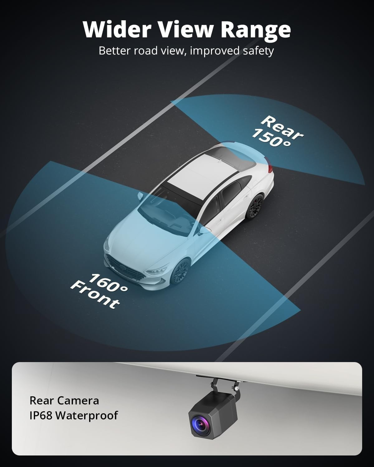 Advanced E4 Dash Cam: 4K/1080P Dual Recording, Night Vision, Continuous Looping