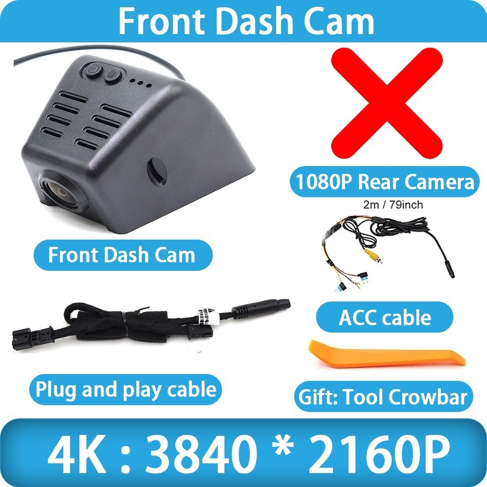 for Toyota Sienna Avalon Sequoia Tacoma Tundra 2011+ 4K Wifi DVR Dash Cam Camera
