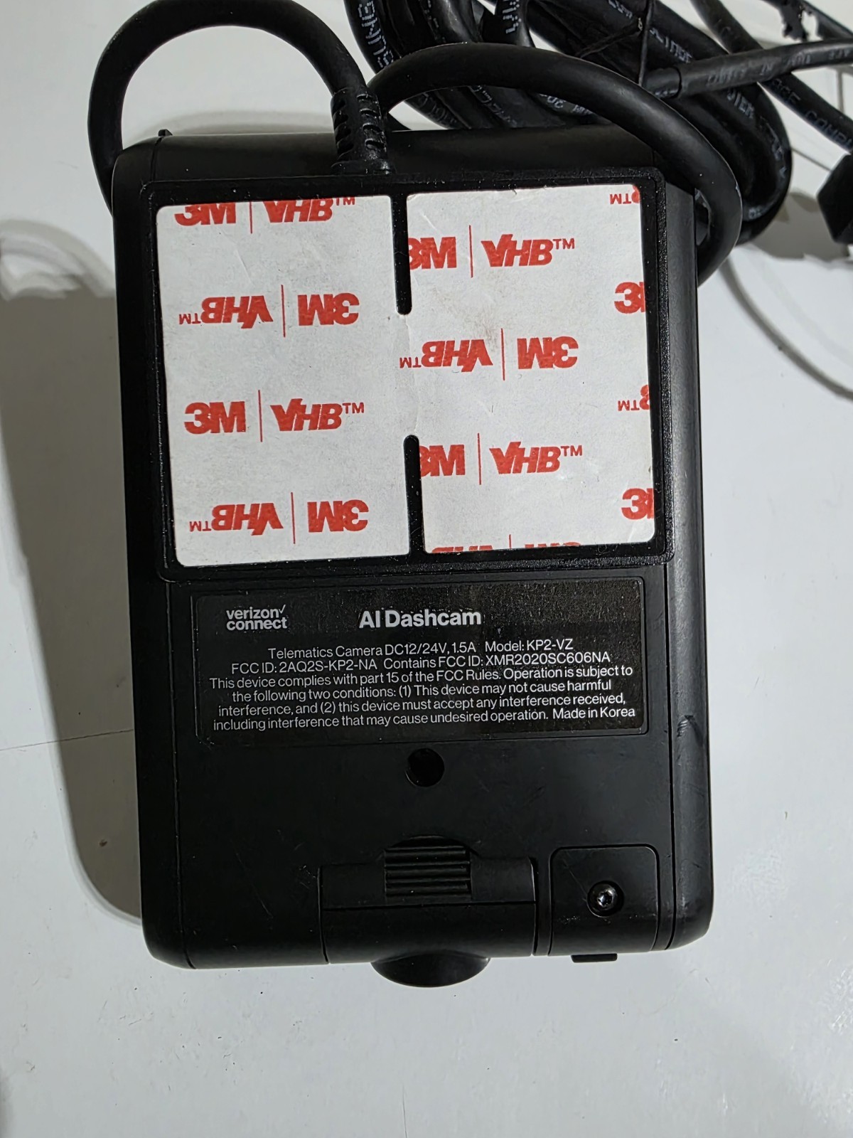 Verizon Connect AI Dual Facing Dashcam Camera KP2-VZ