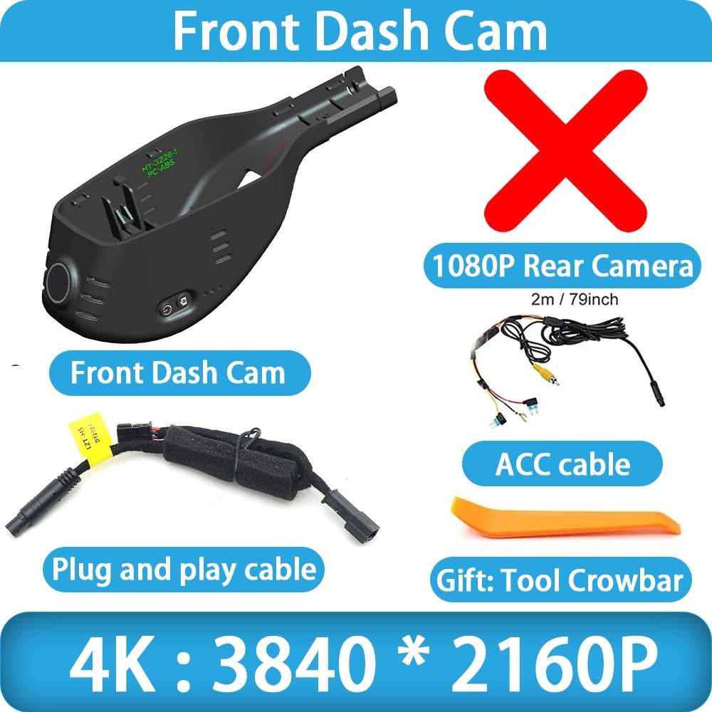 for Kaiyi X7 Kunlun GTV Kain EVO 8 Sportequipe 8 GT Lamari Hircani DVR Dash Cam
