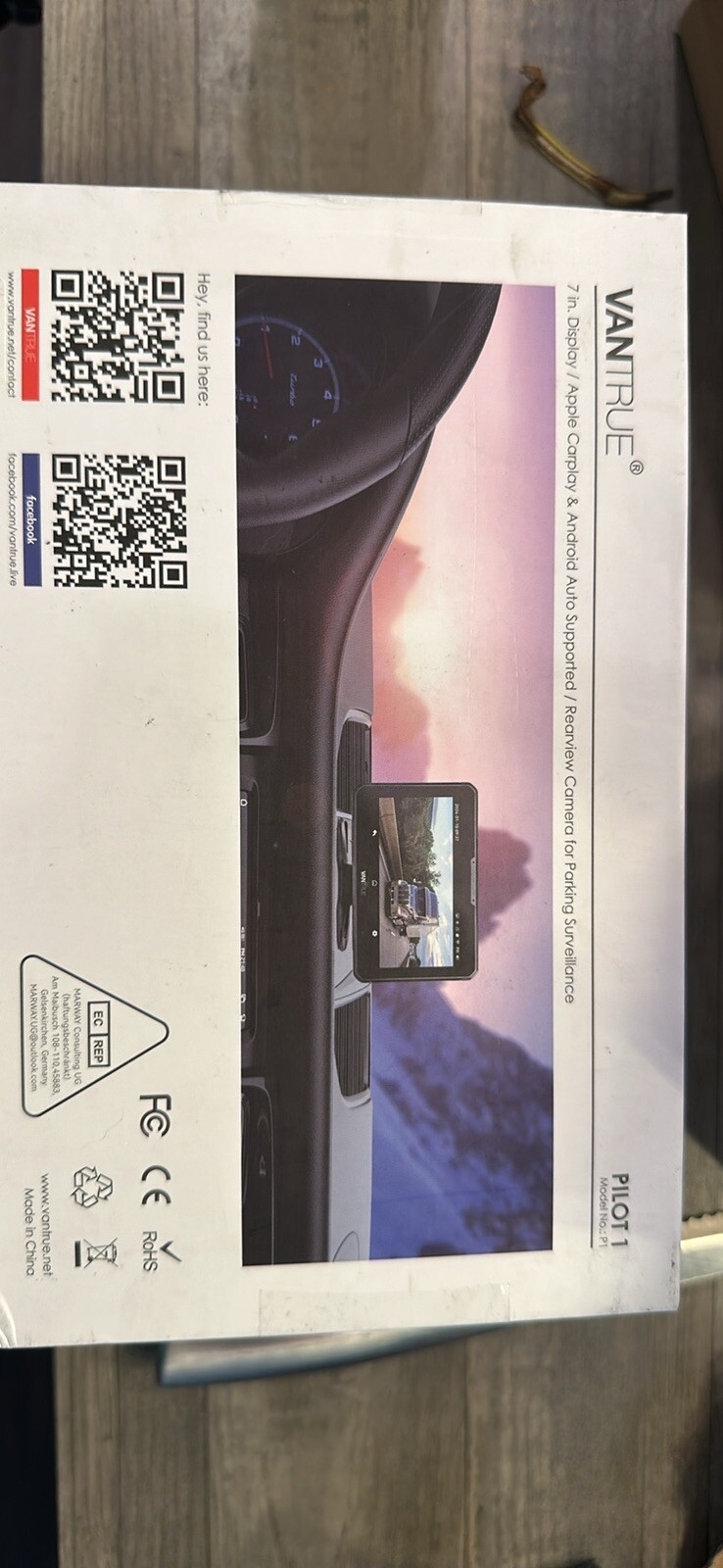 New Vantrue Pilot 1 Dashcam P1