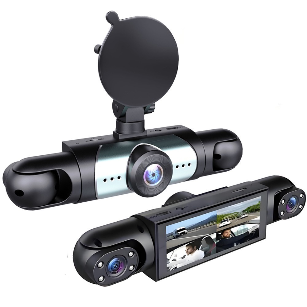 360° 4 Channel 1080P Car Dash Cam Front Rear Inside Left Right +Camera +Wifi US