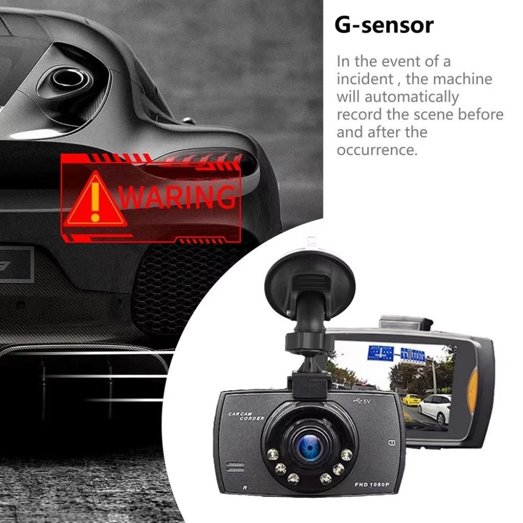 1080P Dash Cam Car Camera Night Vision Loop Vehicle Video Recording G Sensor