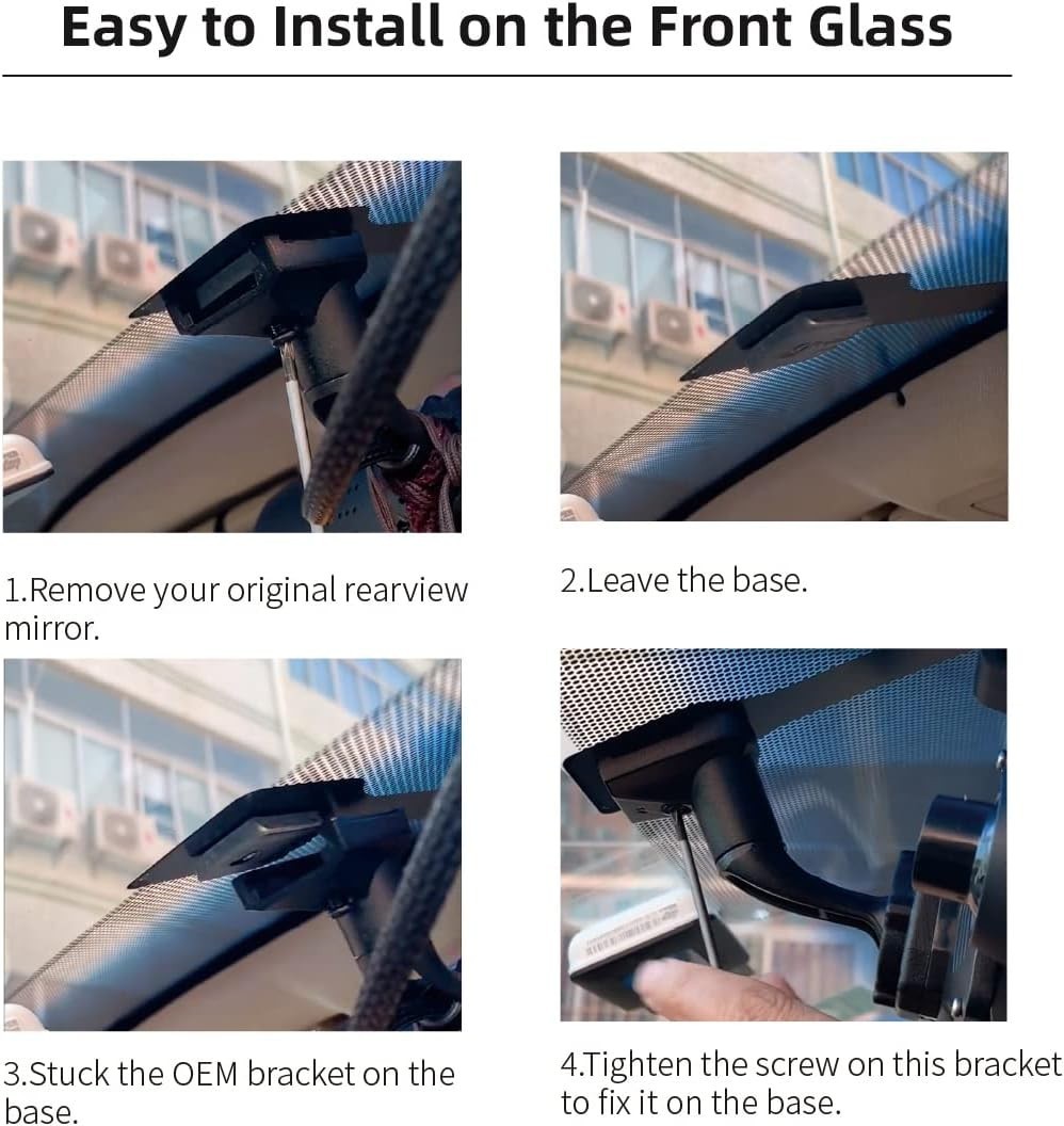 Versatile OEM Bracket for G930 Dash Cam – 360° Adjustable Rearview Solution