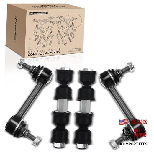 Set of 4, Front & Rear Sway Bar Links Kit Stabilizer Bar Links Compatible