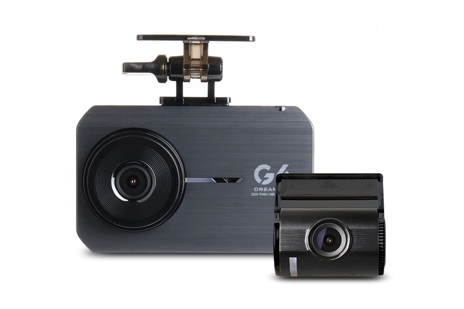 G6 Gnet Dashcam – 2CH (forward & rear recording) including 32GB micro SD card