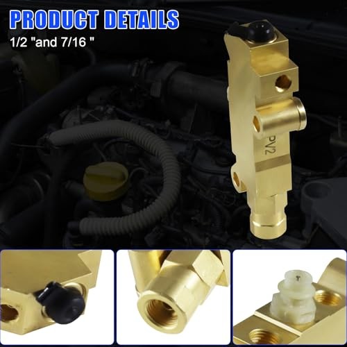 PV2 172-1353 Brass Brake Proportioning Valve Disc/Drum Disc Front Drum Rear
