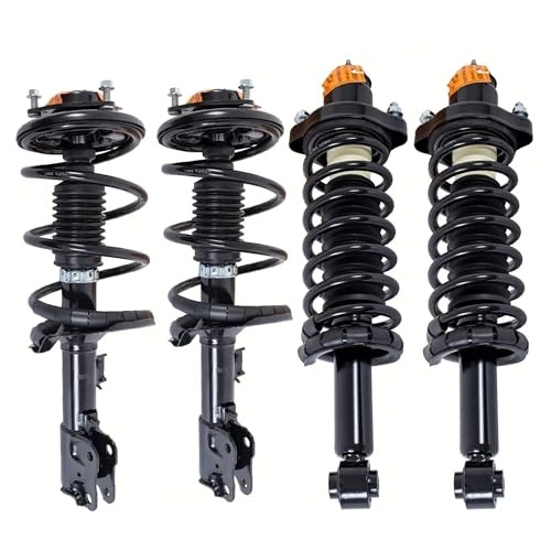 Front and Rear Complete Strut Assembly & Shock Absorber w/Coil Springs