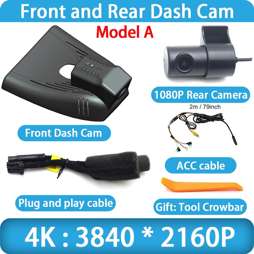 for BYD Dolphin 2021-2026 OEM 4K DVR Dash Cam Front Rear Camera Video Recorder