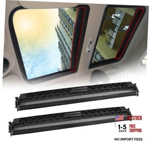 2Pcs Front & Rear Sunroof Sunshade Cover Assembly Fit for Mini Cooper R55 R56