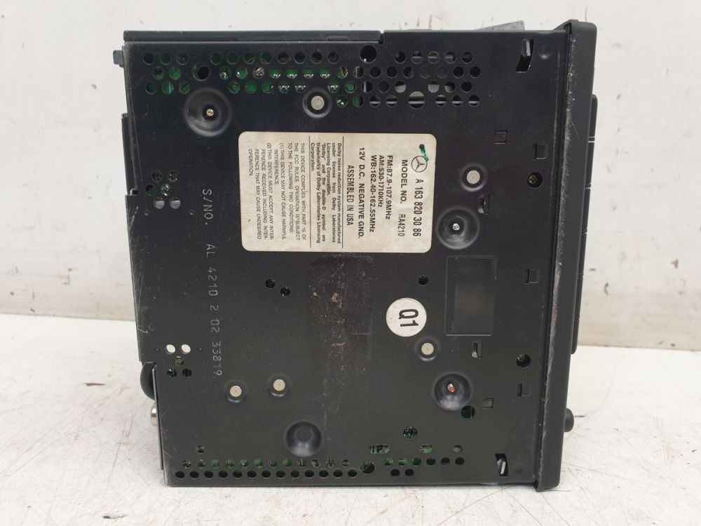 Radio Navigation System Combination Requires CODE U.S. Version