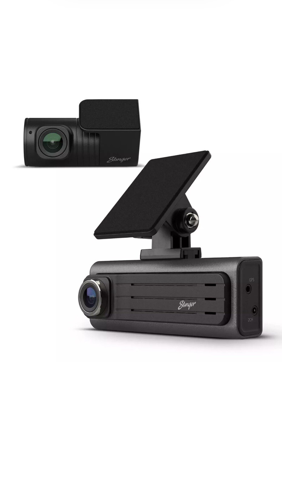 Stinger SDC-2CHFHD Opsis Universal Full HD Front & Rear Dash Camera Night Cam