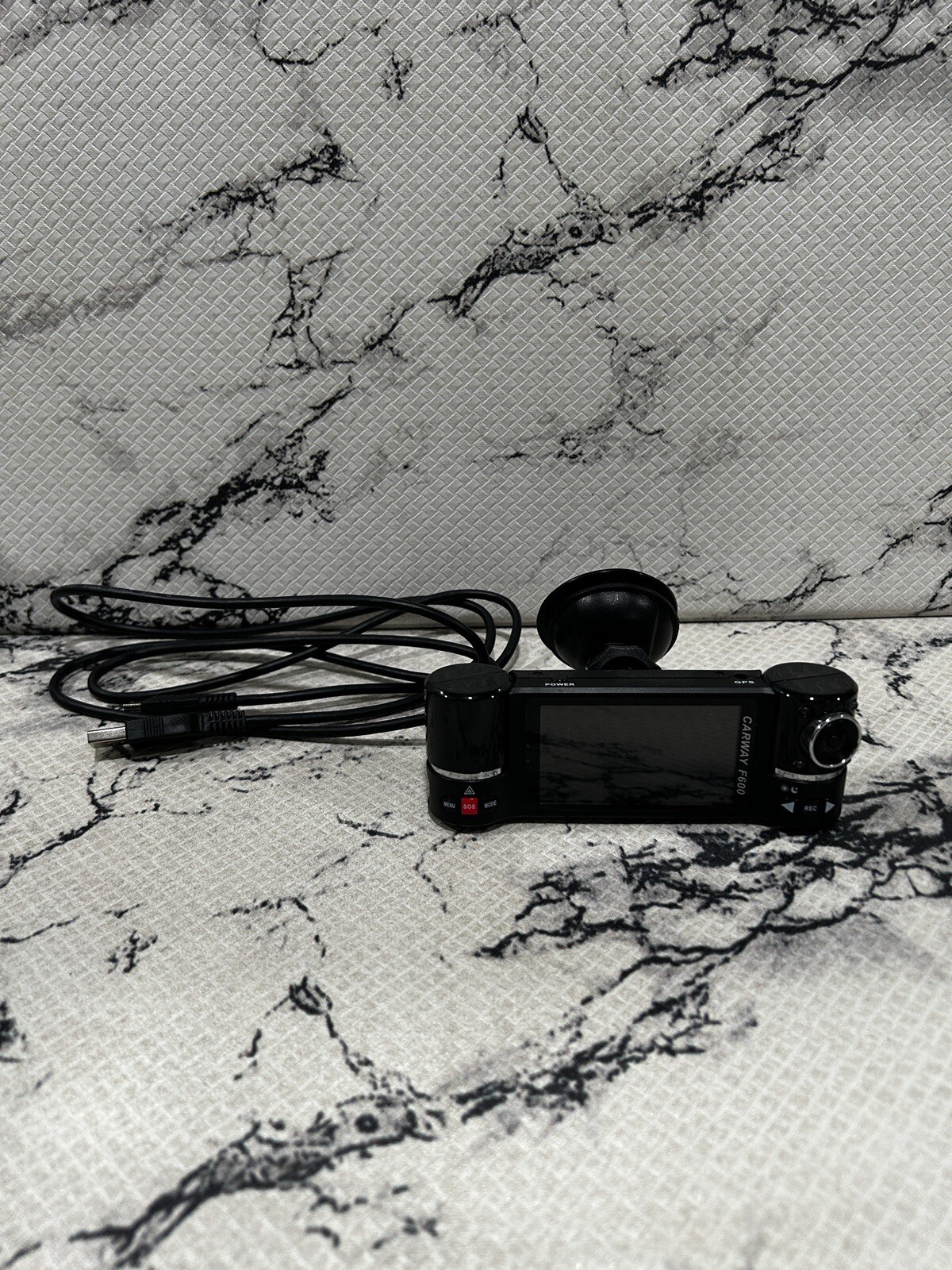 2.7″ Carway F600 LCD Dual Dashcam Rotated Lens Vehicle Video Recorder DVR