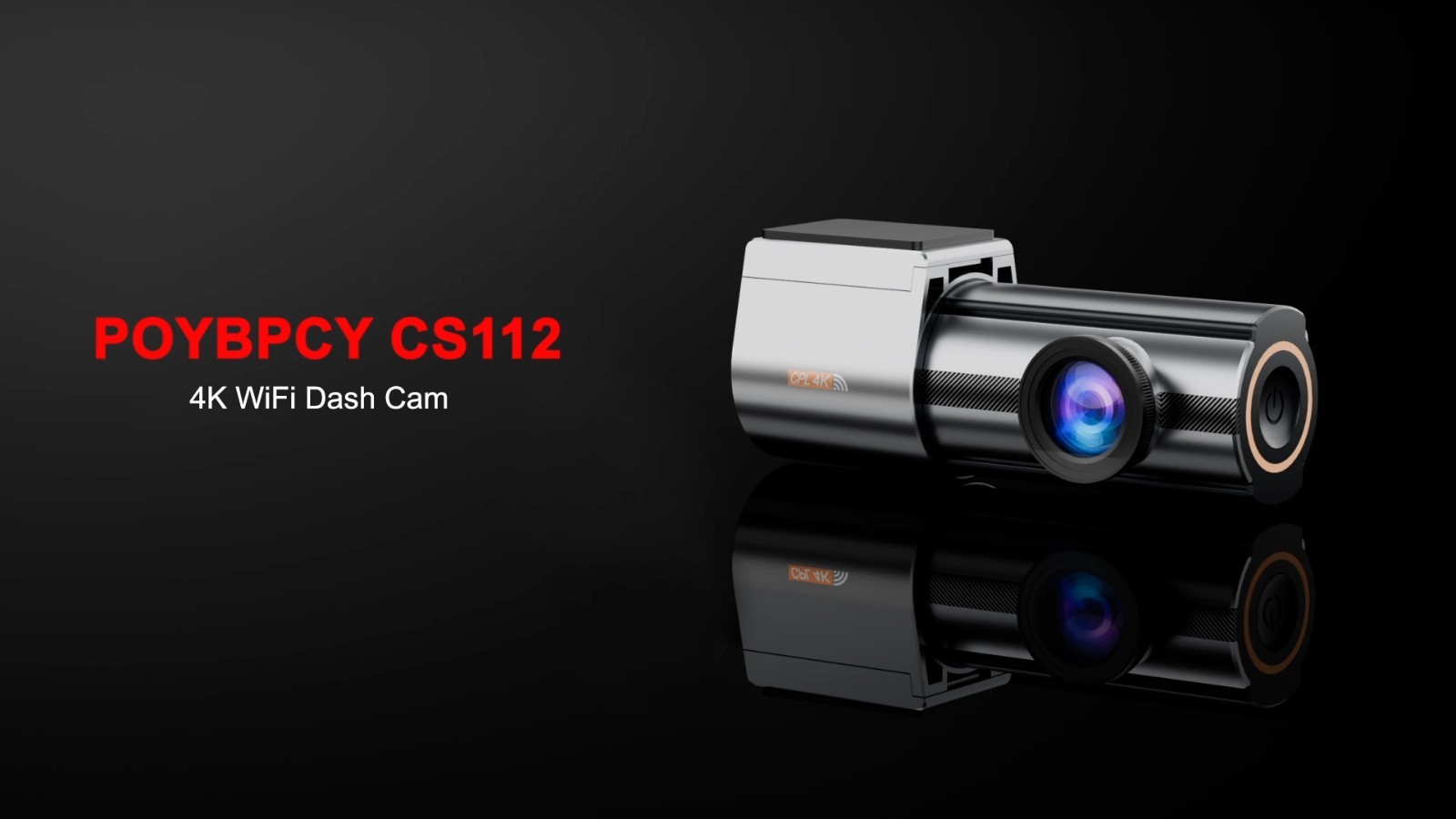 4K Dash Cam Front, 5GHz WiFi, UHD 2160P, 64GB Card, 24H Parking Monitor, Night V