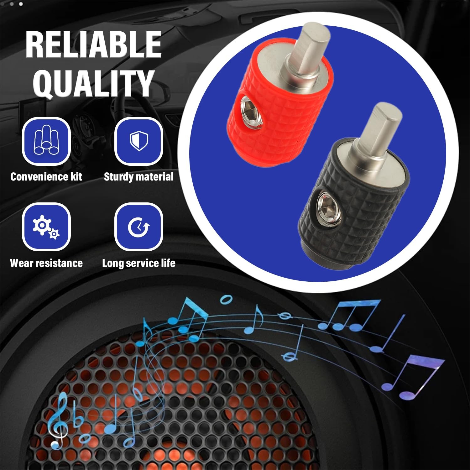 Amp Input Reducer 1/0 Gauge to 4 Gauge Reducer Car Stereo Power/Ground GA ada…