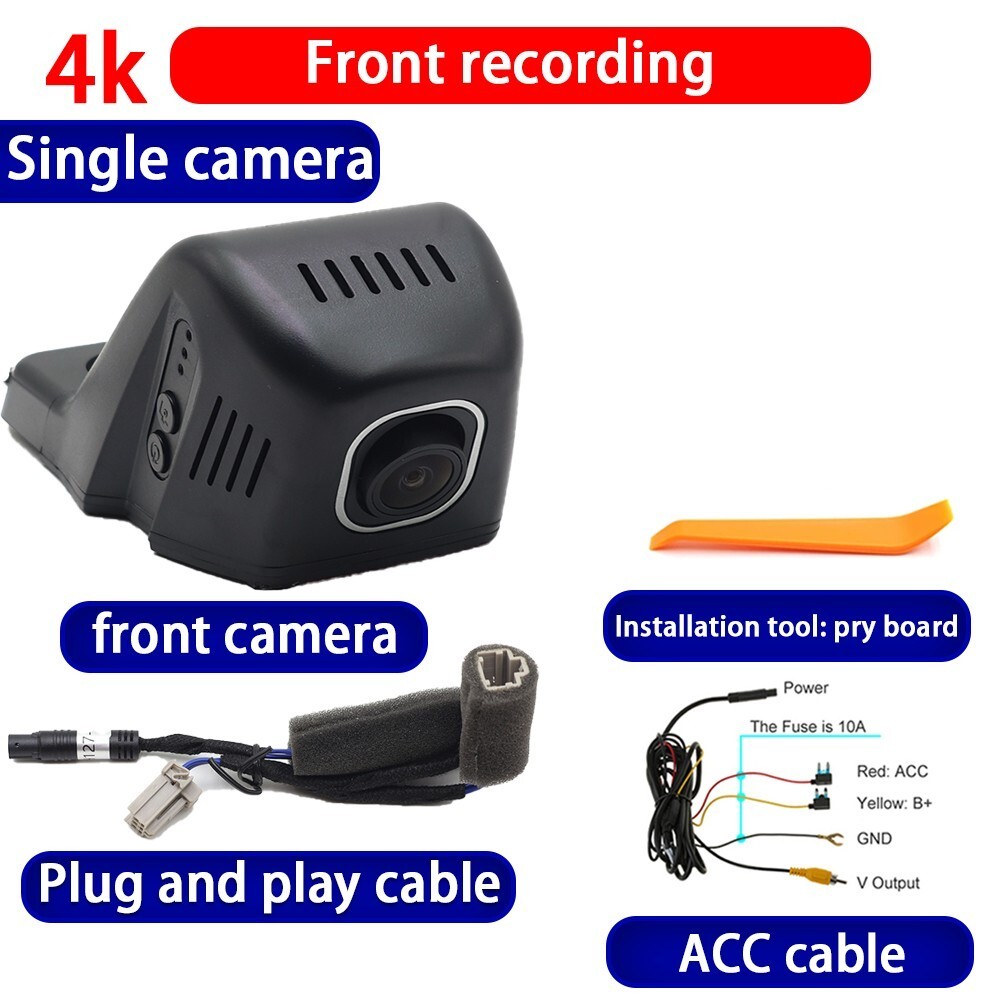 4K Dash Cam For Honda Fit Jazz City Ballade Civic 8 9 Mk8 Mk9 Odyssey Acura CSX