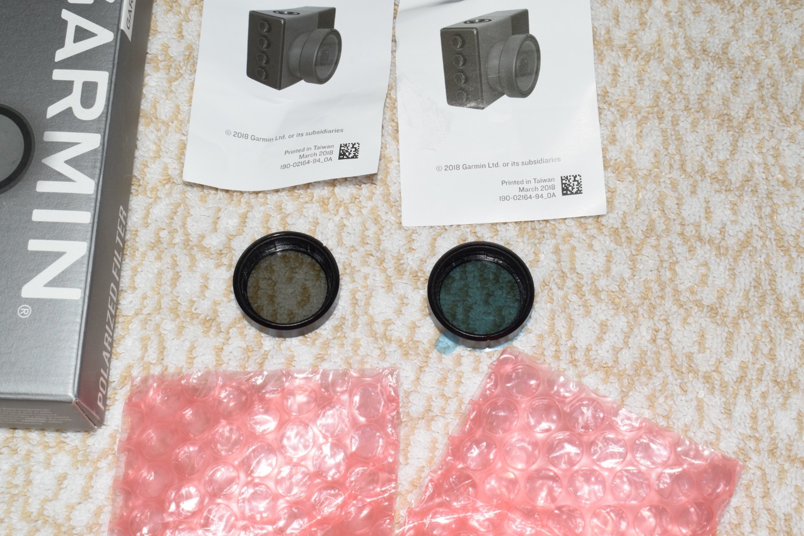 Two Garmin Polarized Lens Covers for Dash Cam (010-12530-18)