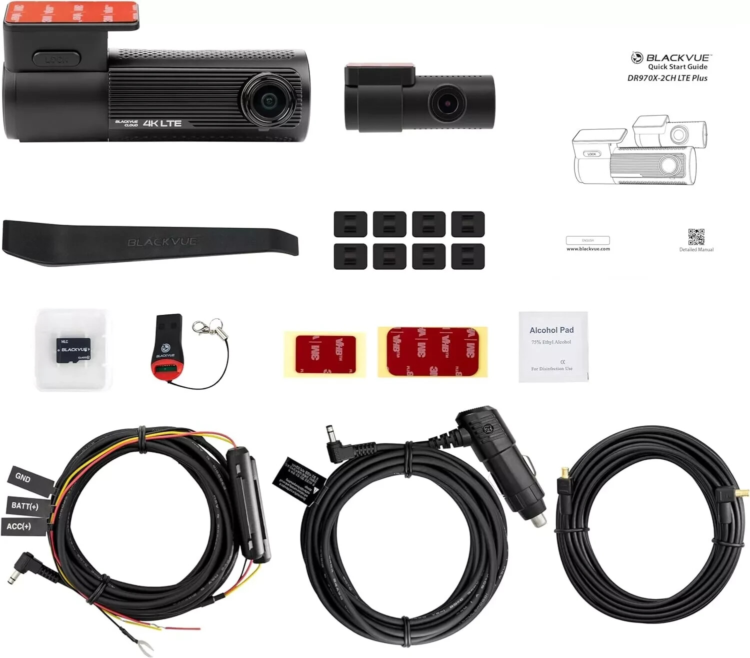 BLACKVUE DR970X-2CH LTE Plus | 4K UHD CLOUD DASHCAM | WI-FI | GPS (64GB)