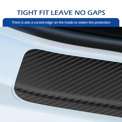 4 PCS Car Door Edge Guards Door Sill Protector, Anti-slip Texture Anti Stretch