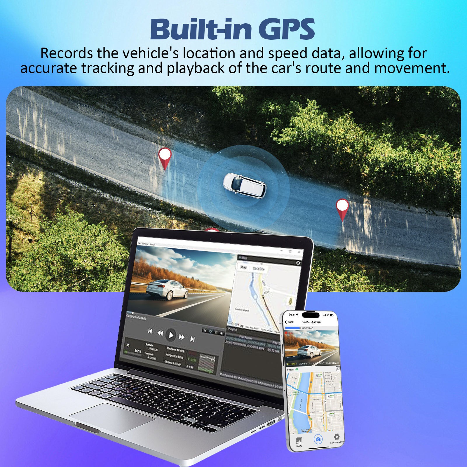 Wifi FHD Car DVR Video Camera Dash Camera for Cars 3 lens Vehicle Cam Recorder