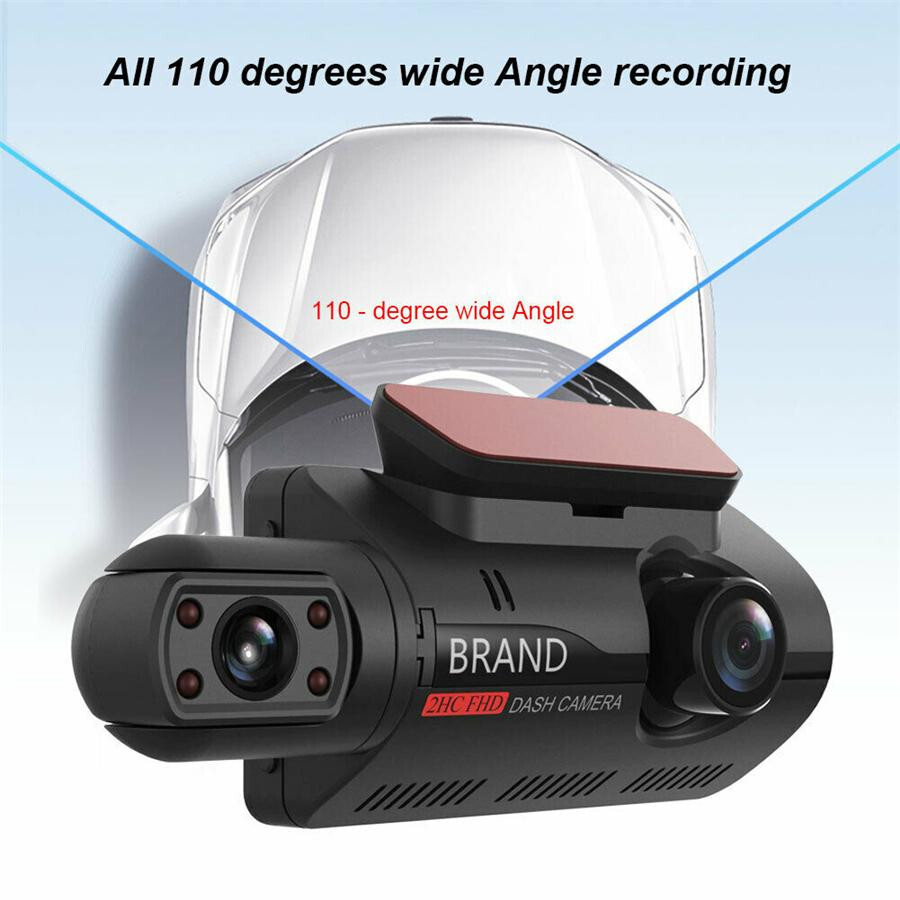 1080P 3″ Dual Lens Car DVR Rearview Video Dash Cam Recorder Camera Night Vision