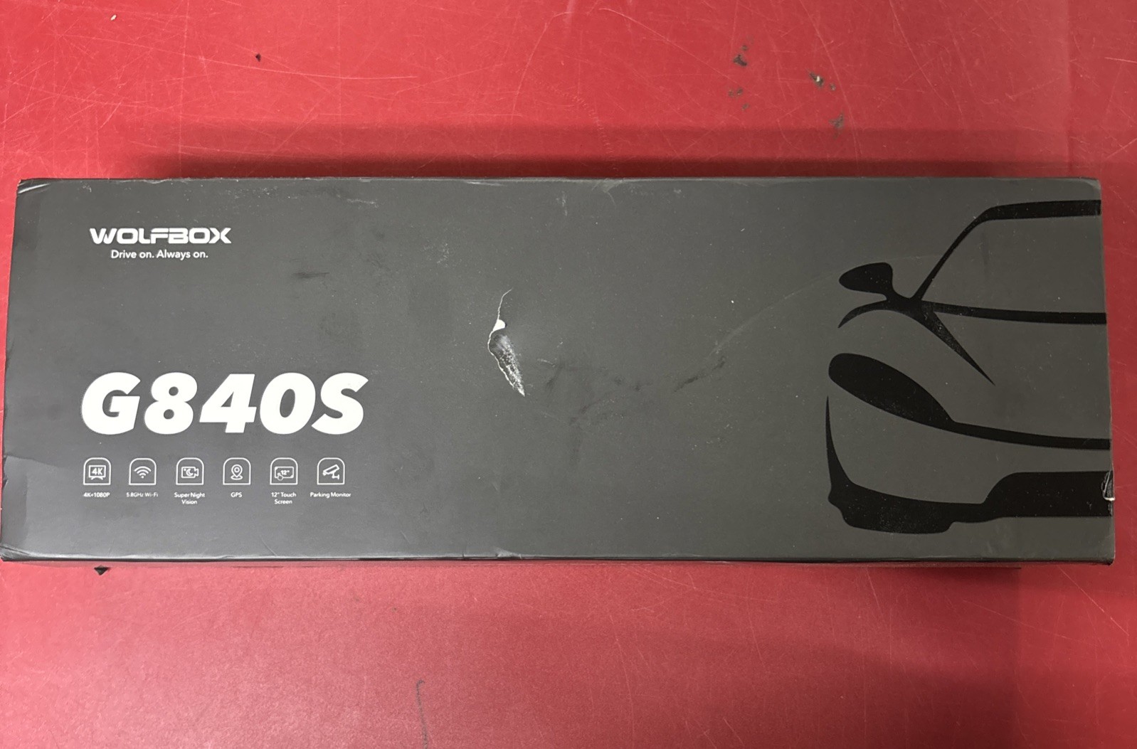 WOLFBOX G840S 12 inch Dash Camera