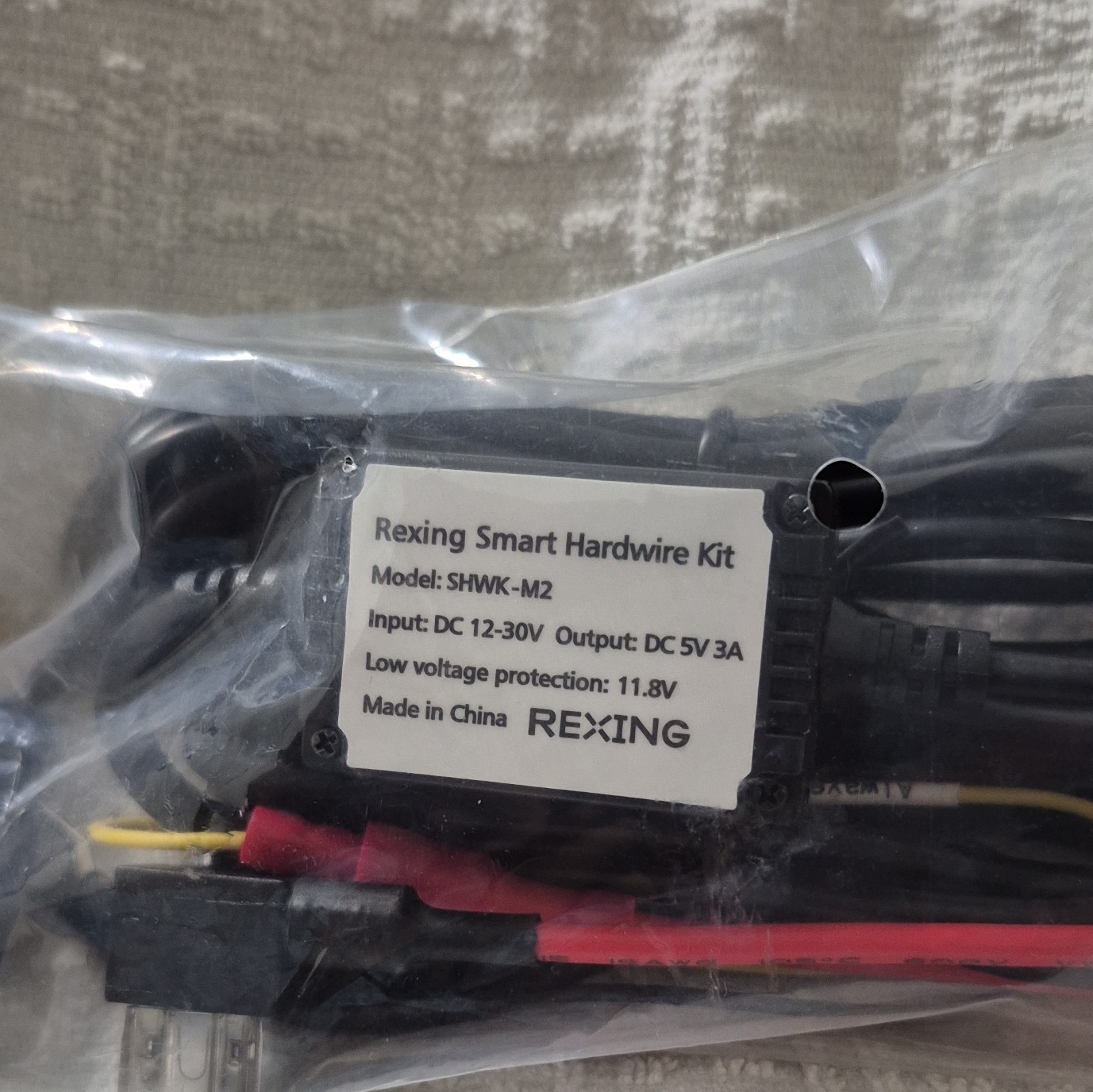 Rexing Smart Hardwire Kit Mini-Usb Port for Dash Cams NEW (Model: SHWK)