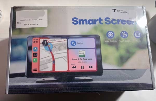 7″ Portable Car Stereo Radio Wireless Apple CarPlay Android Auto Touch Screen